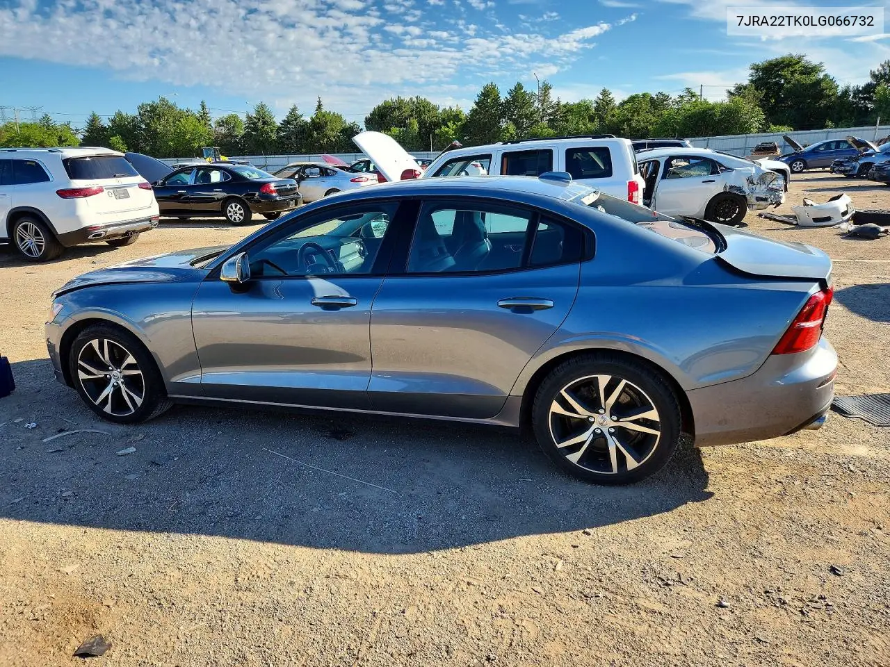 2020 Volvo S60 T6 Momentum VIN: 7JRA22TK0LG066732 Lot: 55038106