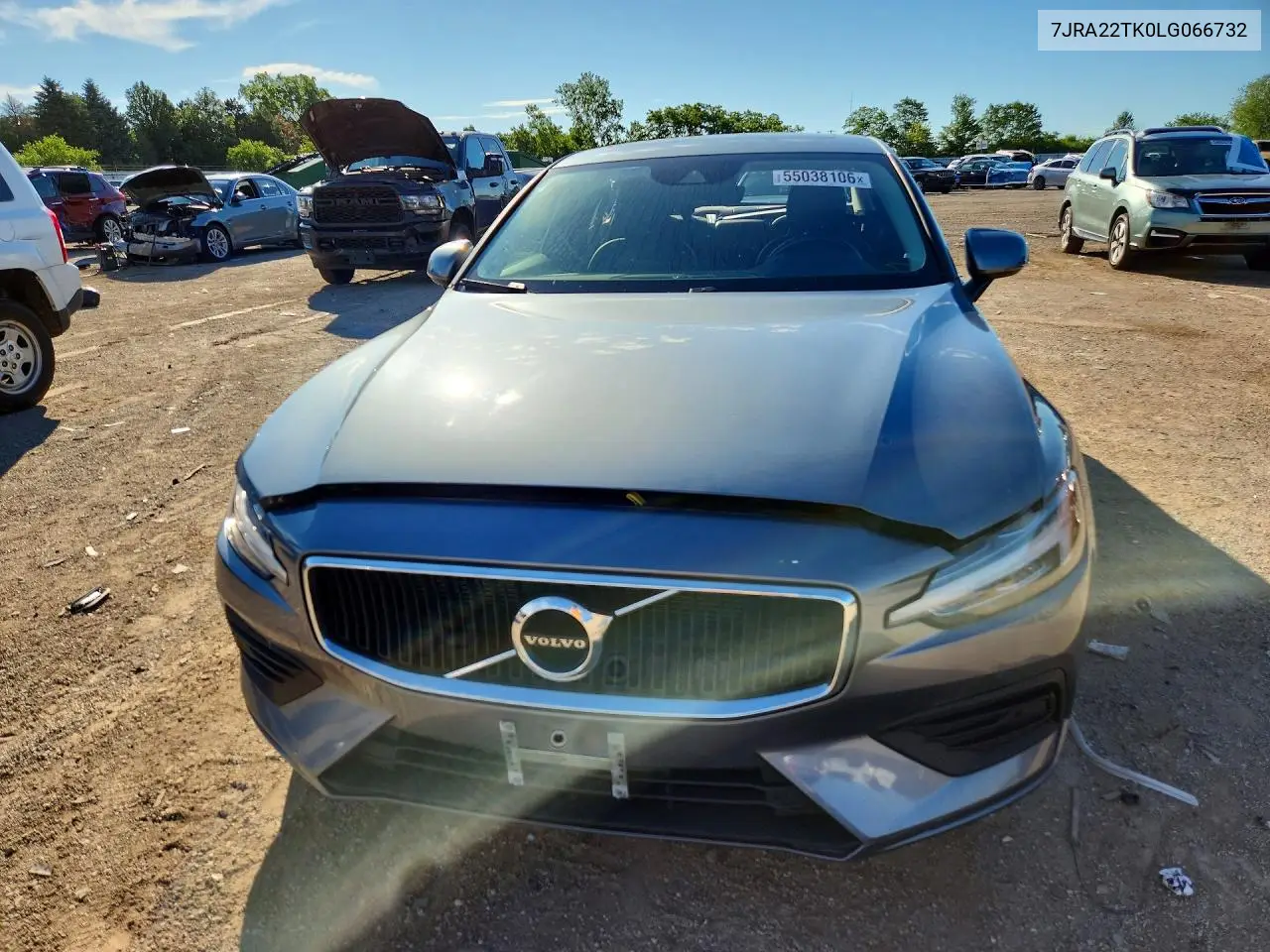 2020 Volvo S60 T6 Momentum VIN: 7JRA22TK0LG066732 Lot: 55038106