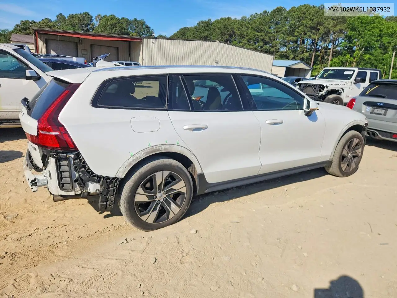 2020 Volvo V60 Cross Country T5 Momentum VIN: YV4102WK6L1037932 Lot: 55386596