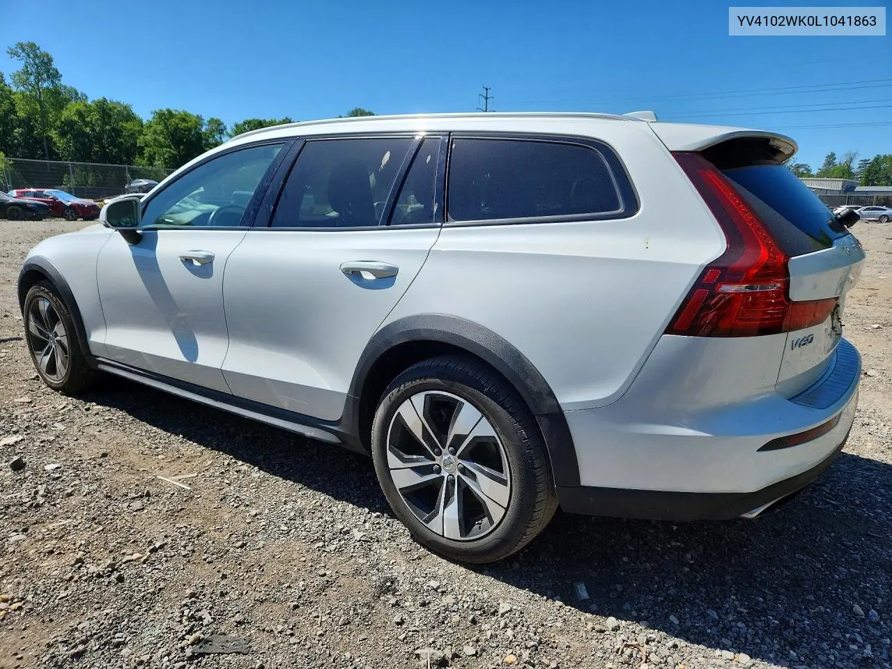 2020 Volvo V60 Cross Country T5 Momentum VIN: YV4102WK0L1041863 Lot: 55792026