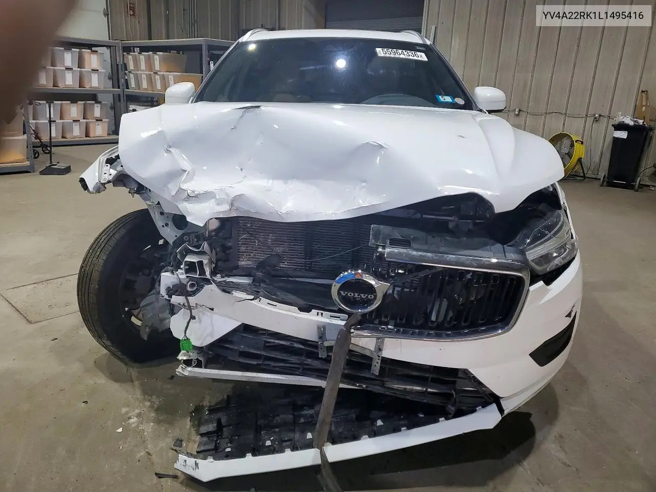2020 Volvo Xc60 T6 Momentum VIN: YV4A22RK1L1495416 Lot: 55964336