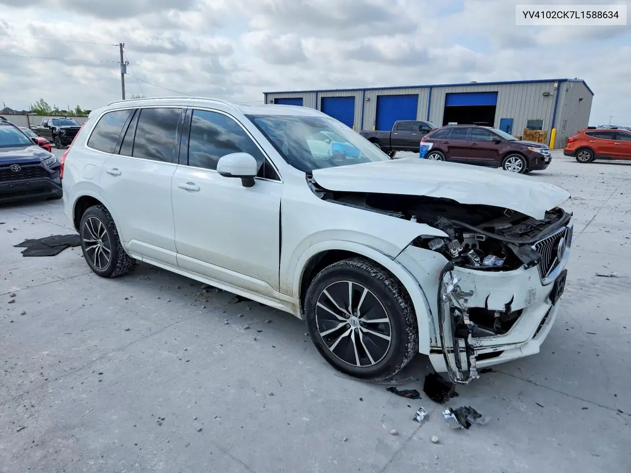 2020 Volvo Xc90 T5 Momentum VIN: YV4102CK7L1588634 Lot: 58451426