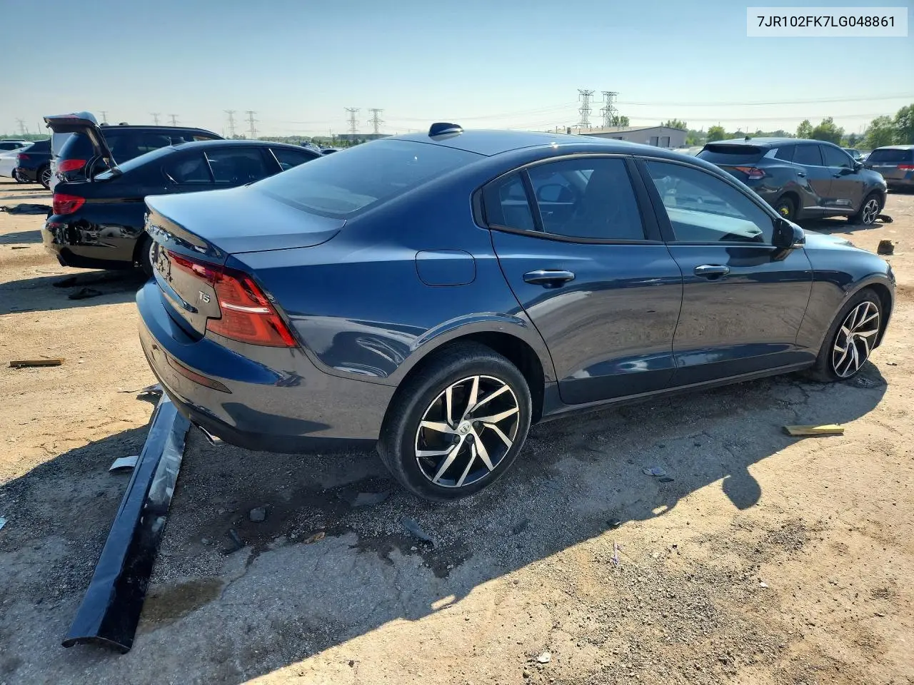 2020 Volvo S60 T5 Momentum VIN: 7JR102FK7LG048861 Lot: 59373086