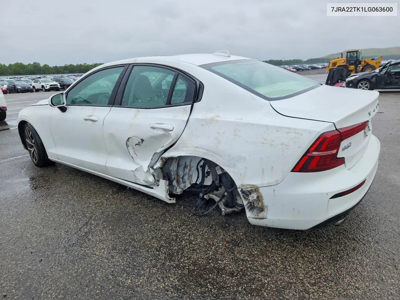 2020 Volvo S60 T6 Momentum VIN: 7JRA22TK1LG063600 Lot: 59616476