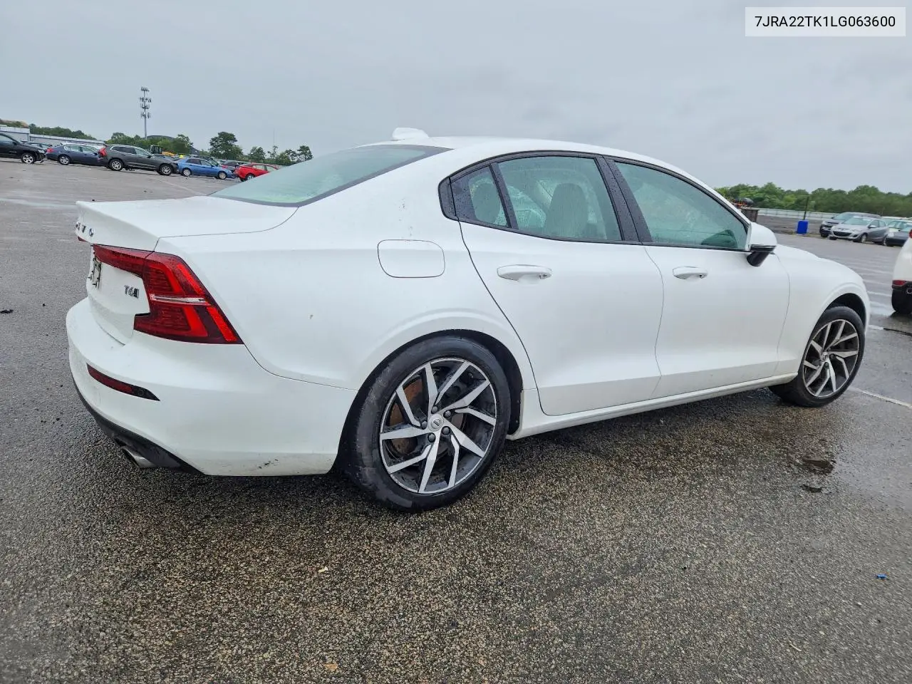 2020 Volvo S60 T6 Momentum VIN: 7JRA22TK1LG063600 Lot: 59616476