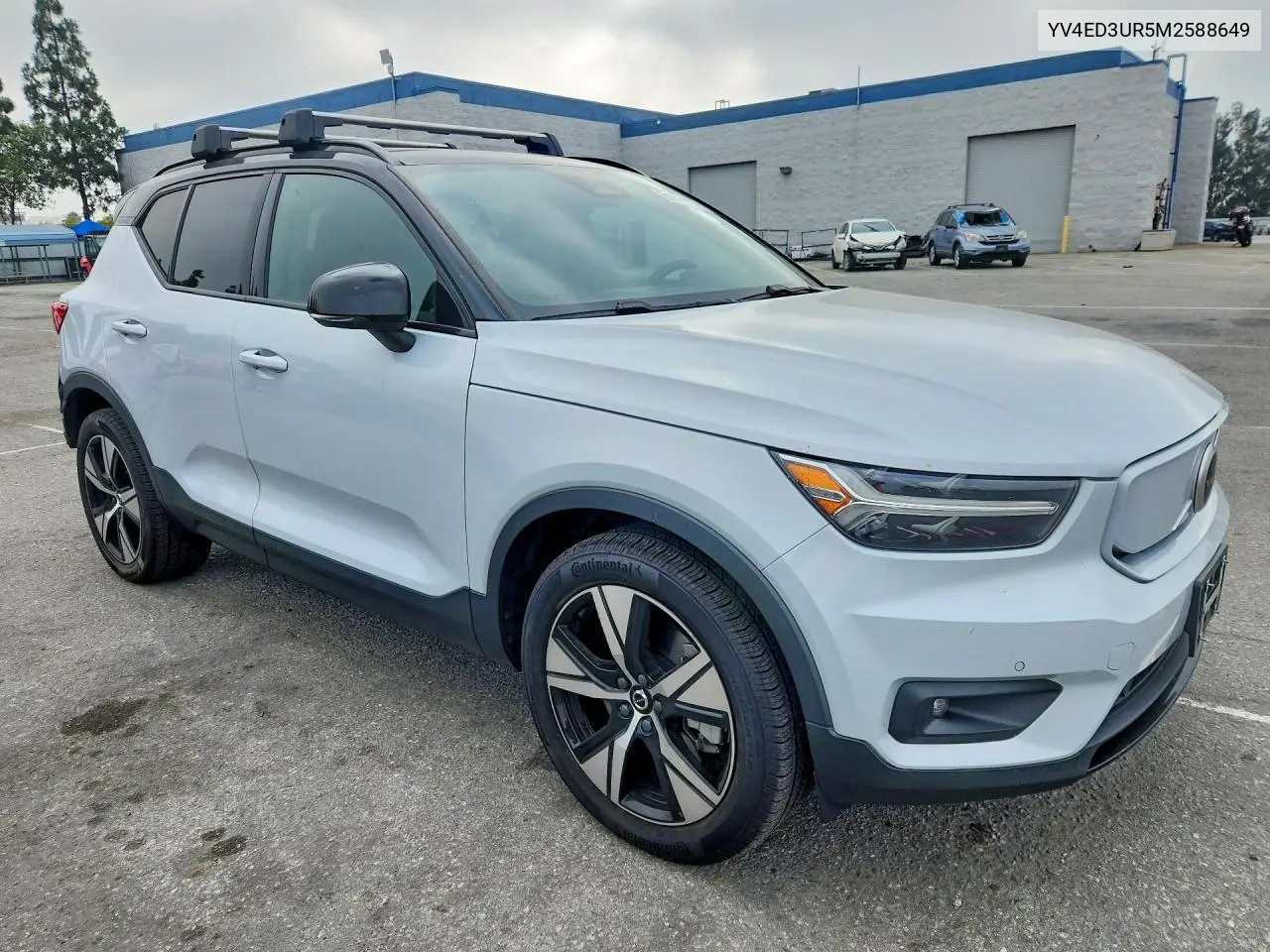 2021 Volvo Xc40 Recharge VIN: YV4ED3UR5M2588649 Lot: 54806126