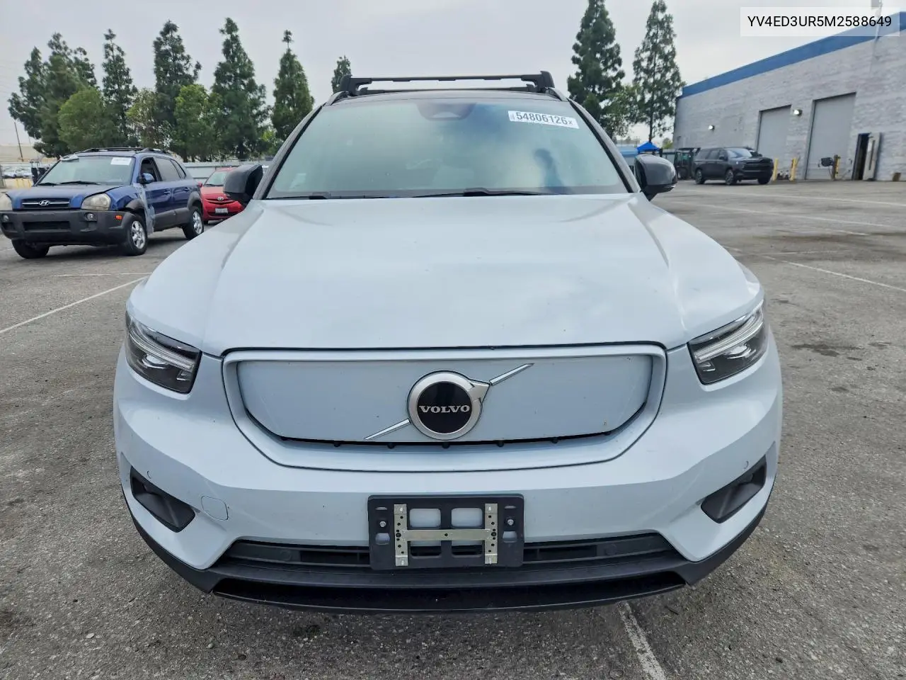 2021 Volvo Xc40 Recharge VIN: YV4ED3UR5M2588649 Lot: 54806126