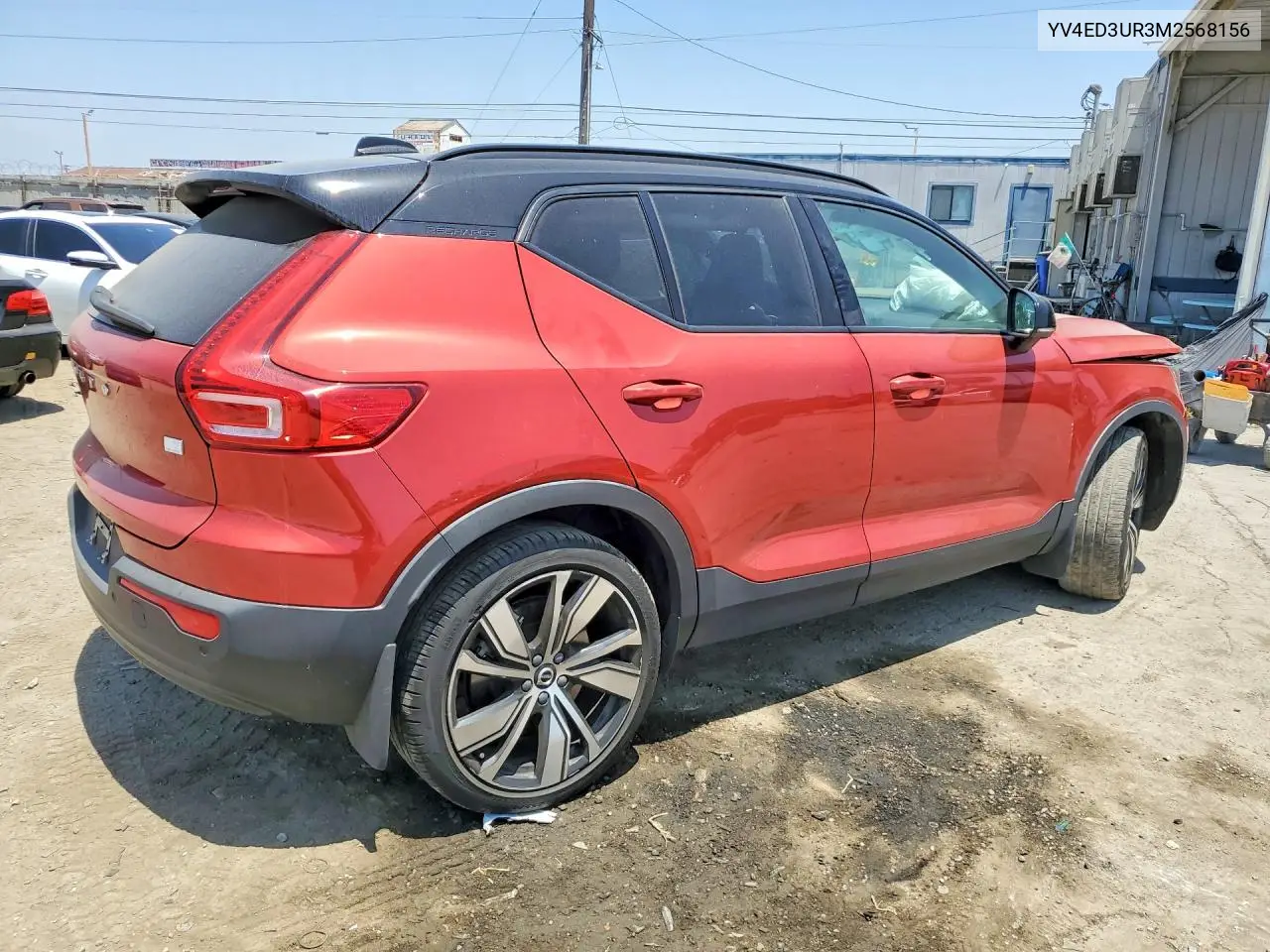2021 Volvo Xc40 Recharge VIN: YV4ED3UR3M2568156 Lot: 55093476
