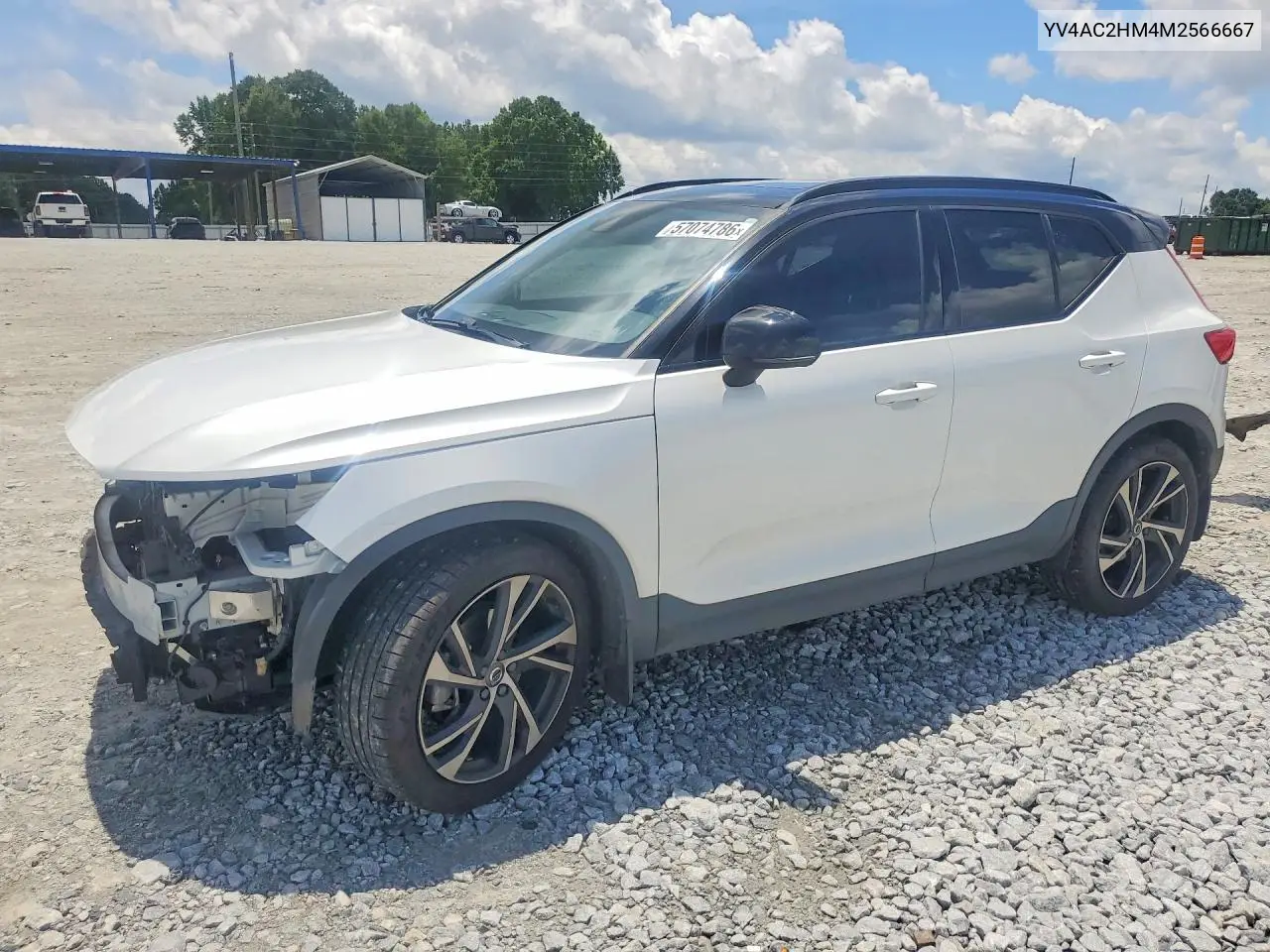 2021 Volvo Xc40 T4 R-Design VIN: YV4AC2HM4M2566667 Lot: 57074786