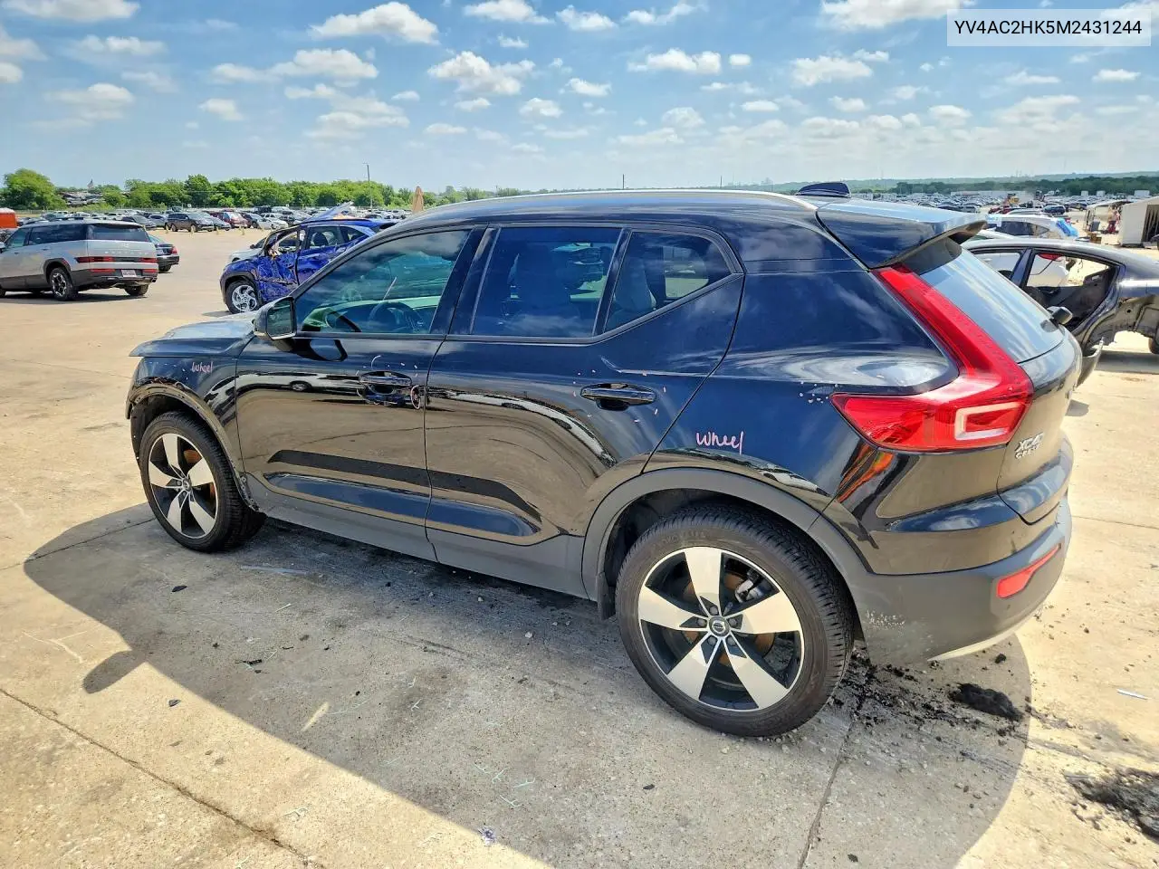 2021 Volvo Xc40 T4 Momentum VIN: YV4AC2HK5M2431244 Lot: 57512606