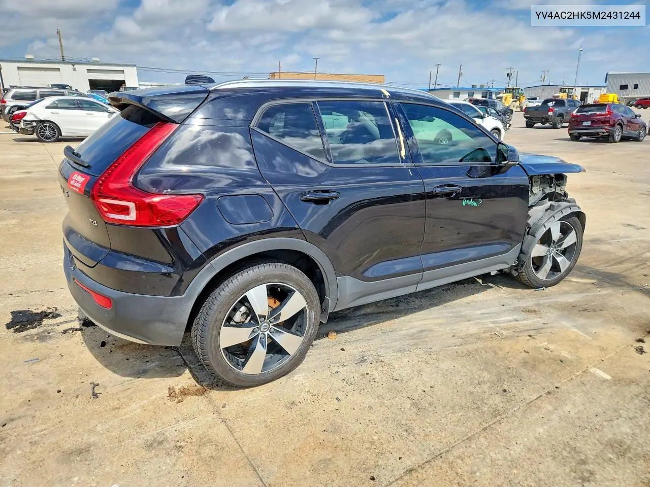 2021 Volvo Xc40 T4 Momentum VIN: YV4AC2HK5M2431244 Lot: 57512606