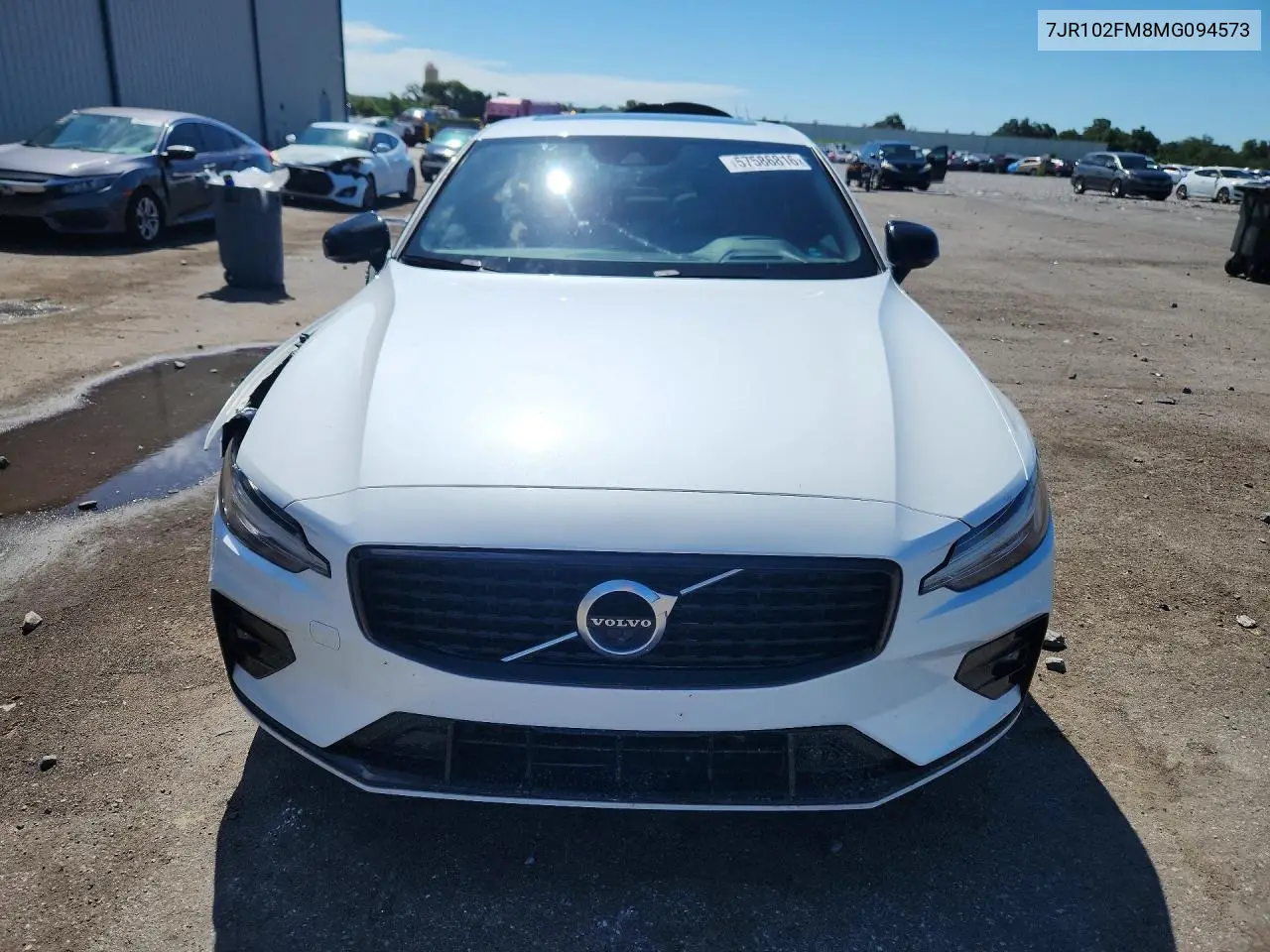 2021 Volvo S60 T5 R-Design VIN: 7JR102FM8MG094573 Lot: 57586816