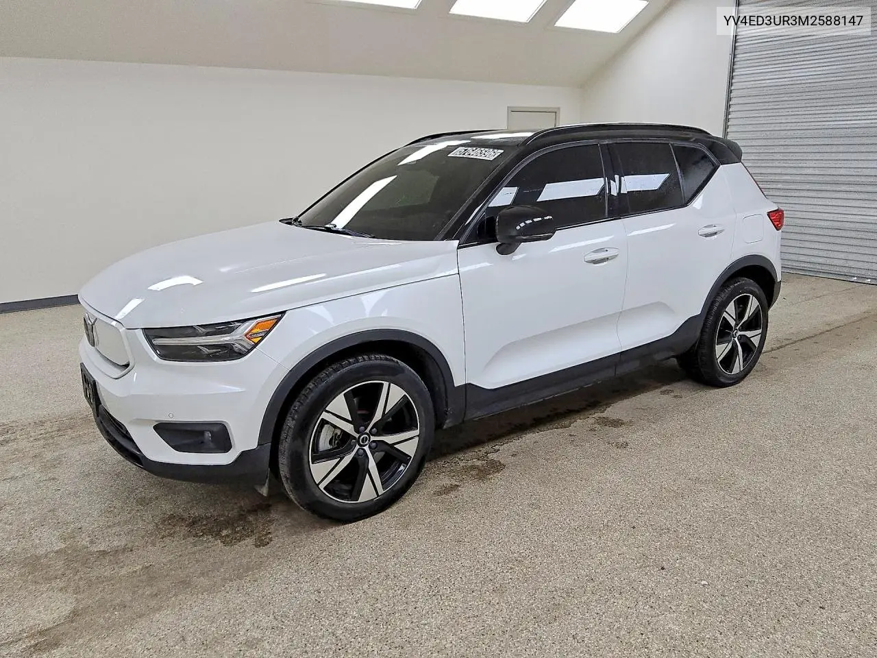 2021 Volvo Xc40 Recharge VIN: YV4ED3UR3M2588147 Lot: 57646596