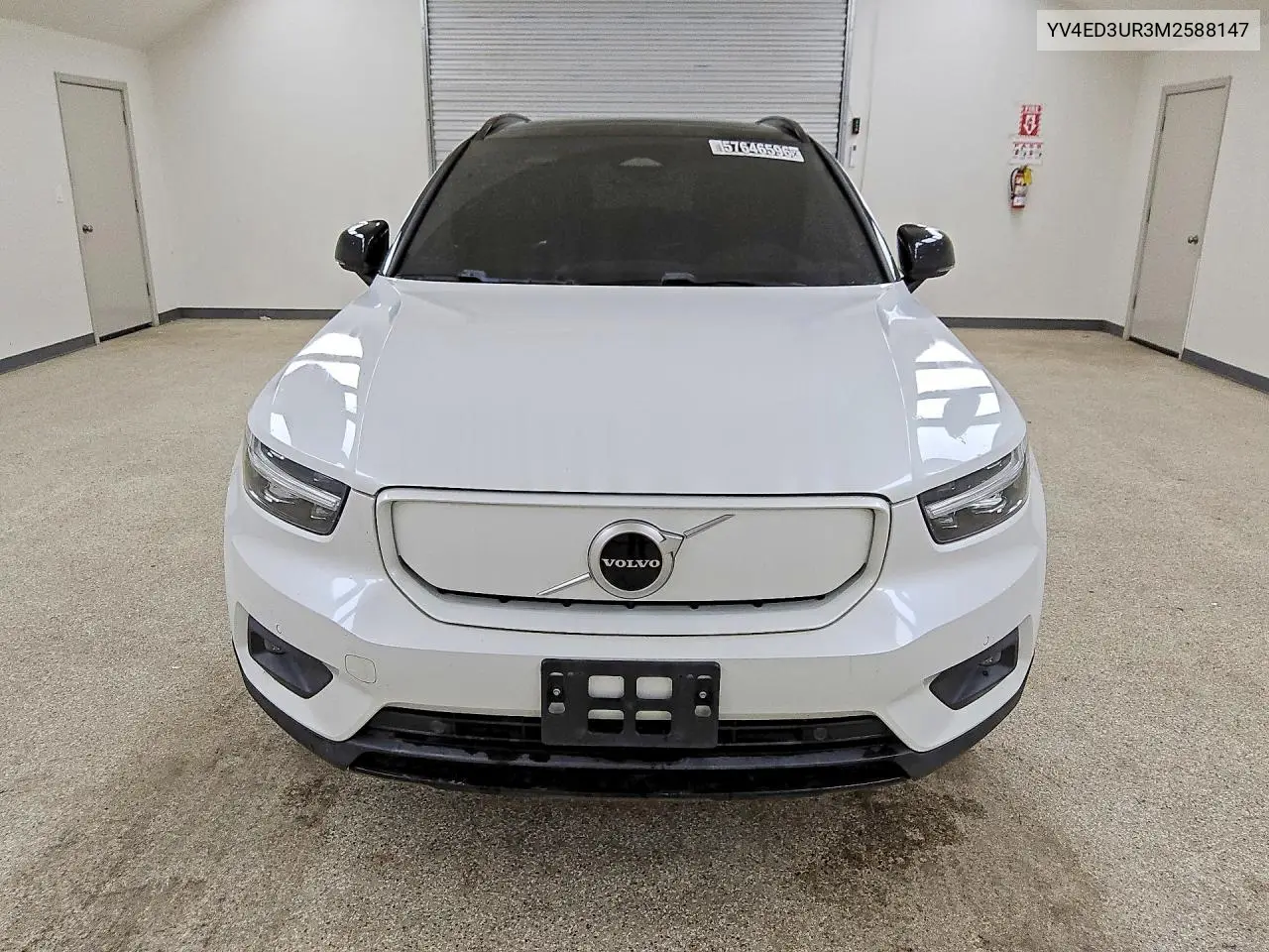 2021 Volvo Xc40 Recharge VIN: YV4ED3UR3M2588147 Lot: 57646596