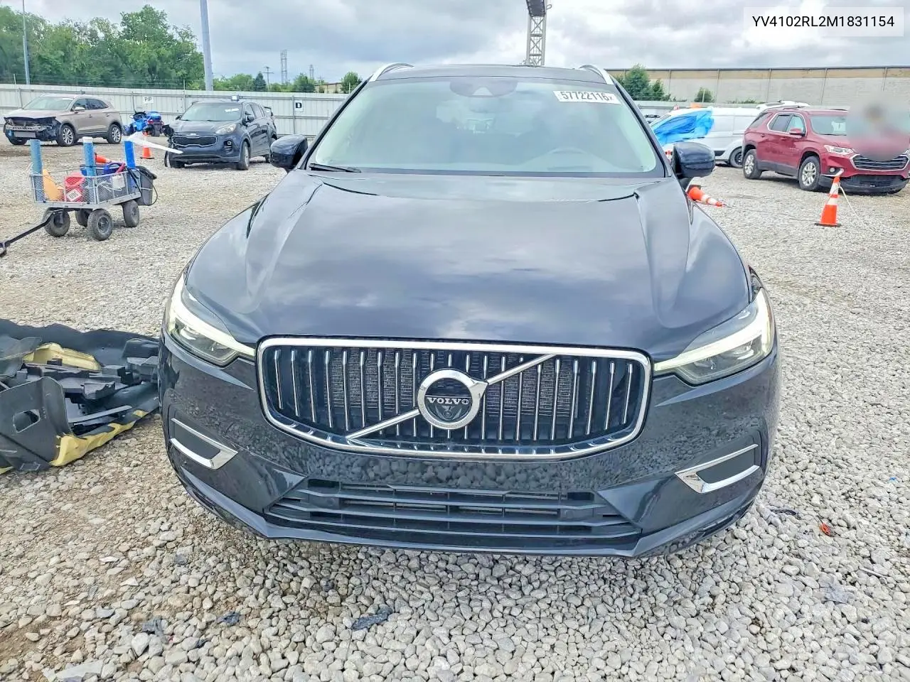 2021 Volvo Xc60 T5 Inscription VIN: YV4102RL2M1831154 Lot: 57722116