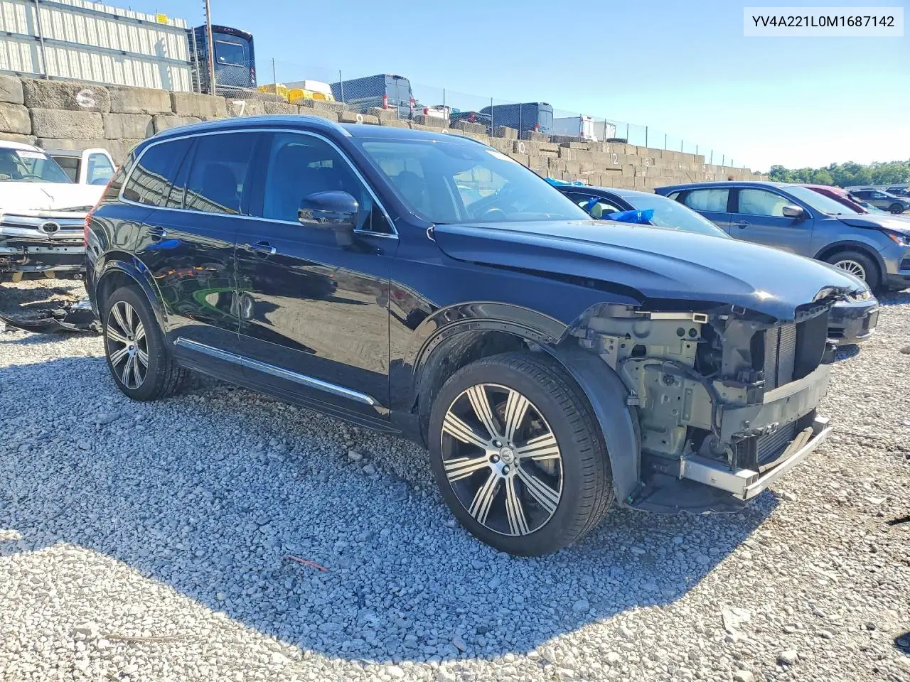 2021 Volvo Xc90 T6 Inscription VIN: YV4A221L0M1687142 Lot: 58237896