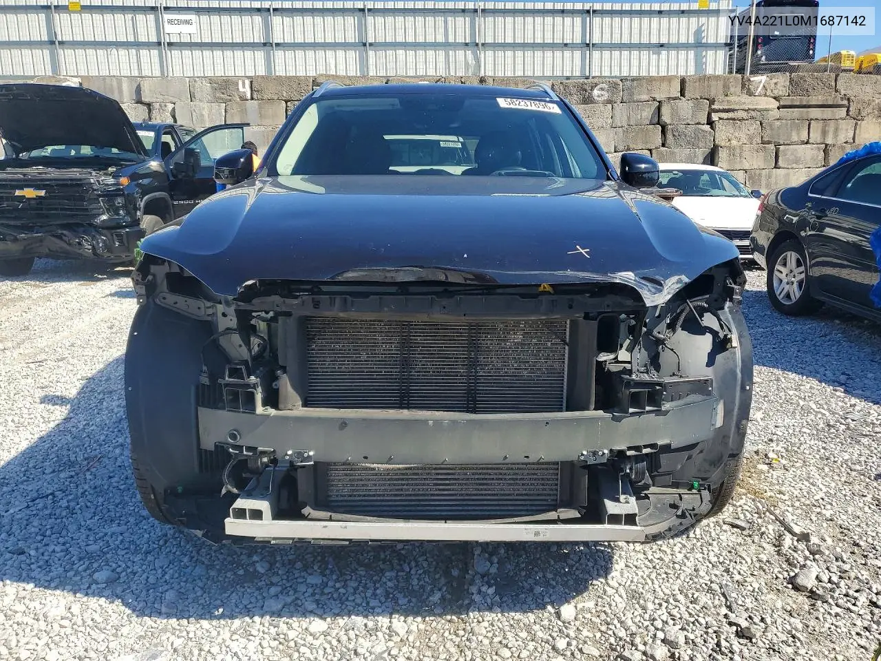 2021 Volvo Xc90 T6 Inscription VIN: YV4A221L0M1687142 Lot: 58237896