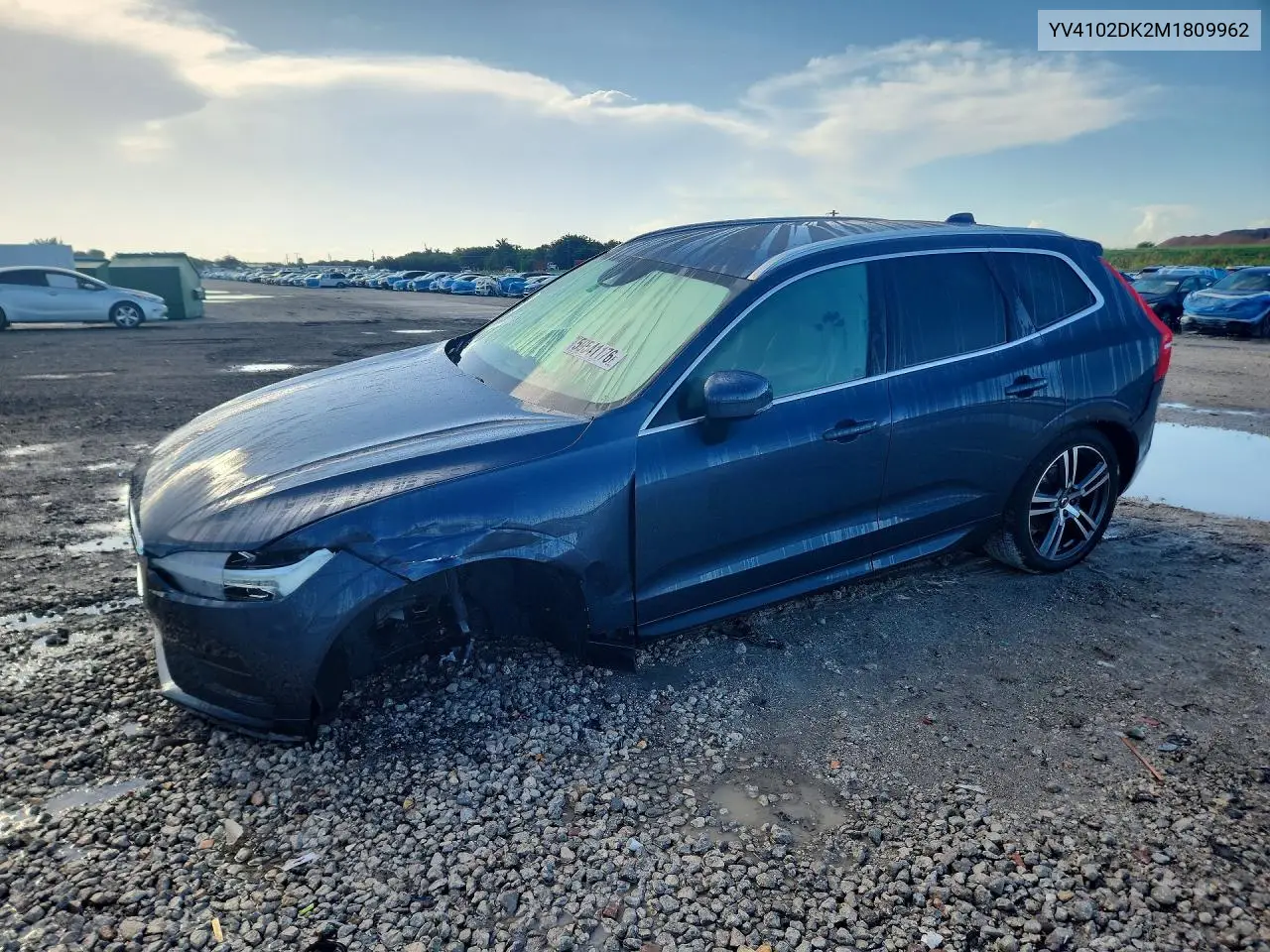 2021 Volvo Xc60 T5 Momentum VIN: YV4102DK2M1809962 Lot: 59541176