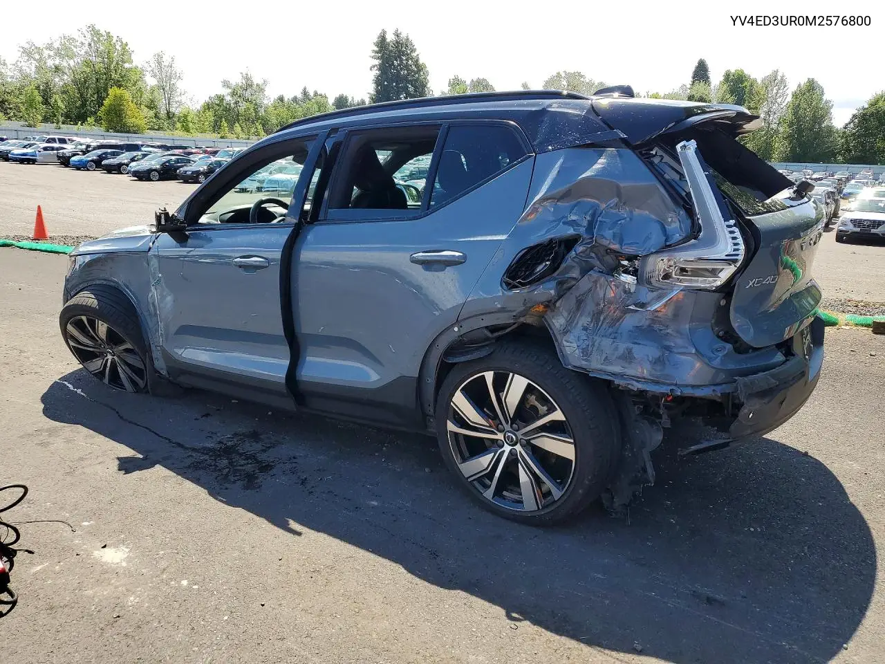 2021 Volvo Xc40 Recharge VIN: YV4ED3UR0M2576800 Lot: 59709916