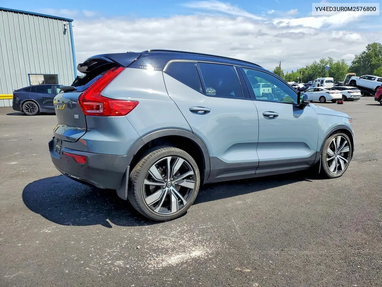 2021 Volvo Xc40 Recharge VIN: YV4ED3UR0M2576800 Lot: 59709916