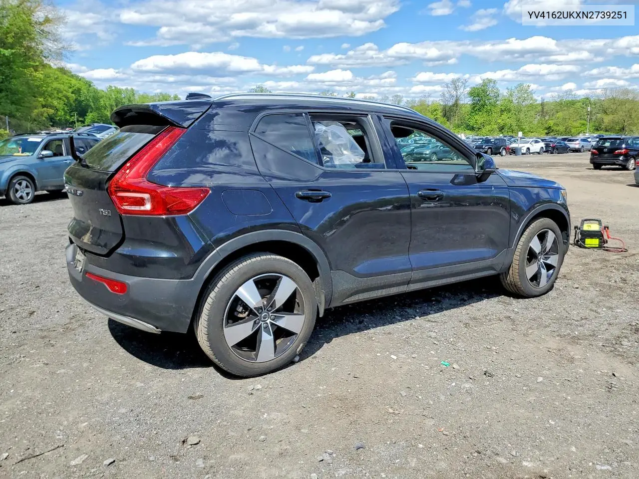 2022 Volvo Xc40 T5 Momentum VIN: YV4162UKXN2739251 Lot: 51193146