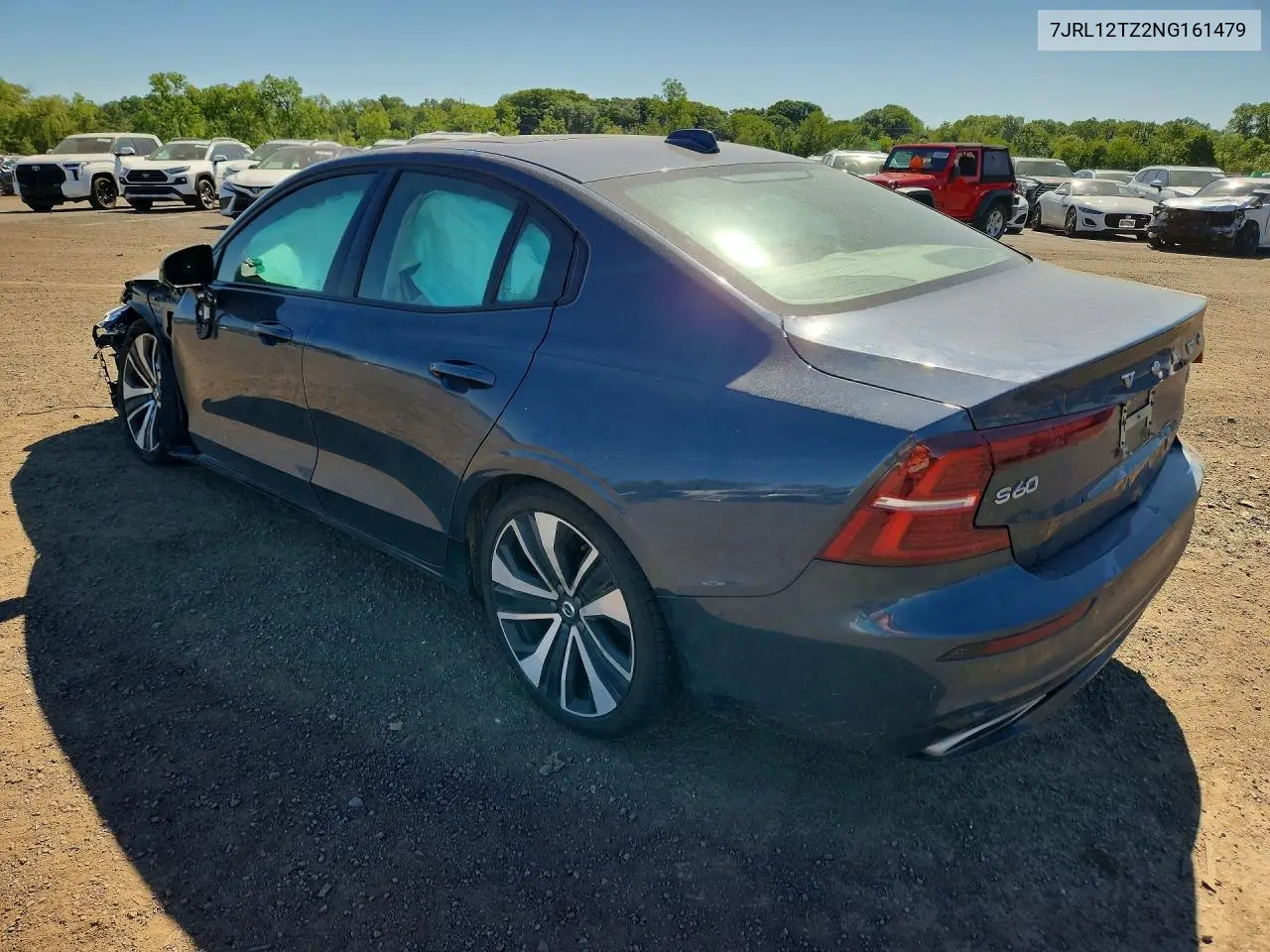 2022 Volvo S60 B5 Momentum VIN: 7JRL12TZ2NG161479 Lot: 55966286
