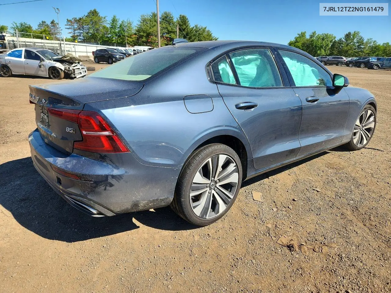 2022 Volvo S60 B5 Momentum VIN: 7JRL12TZ2NG161479 Lot: 55966286