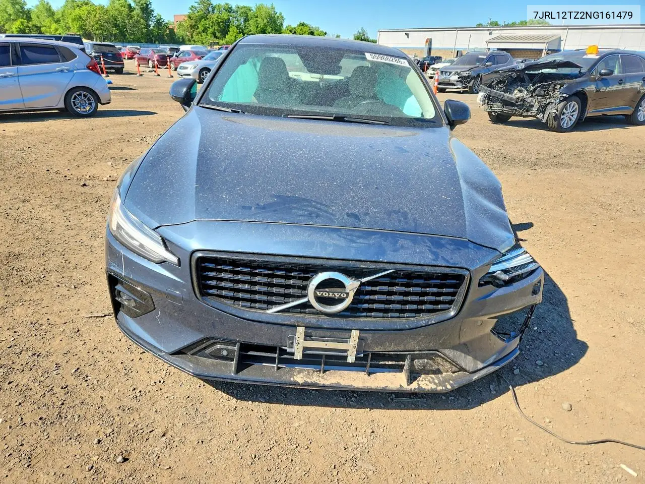 2022 Volvo S60 B5 Momentum VIN: 7JRL12TZ2NG161479 Lot: 55966286