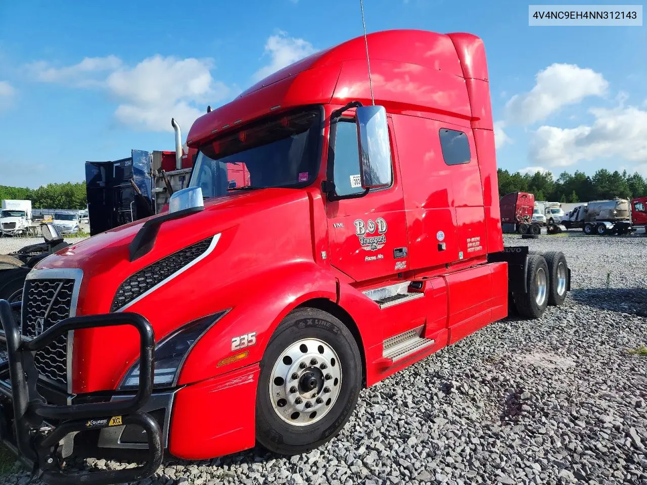 2022 Volvo Vnl Semi Truck VIN: 4V4NC9EH4NN312143 Lot: 56580036