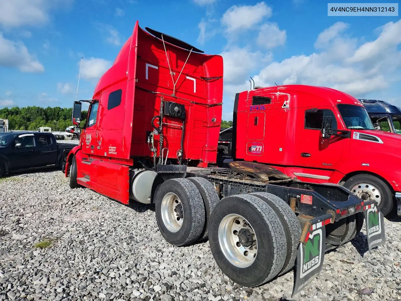 2022 Volvo Vnl Semi Truck VIN: 4V4NC9EH4NN312143 Lot: 56580036