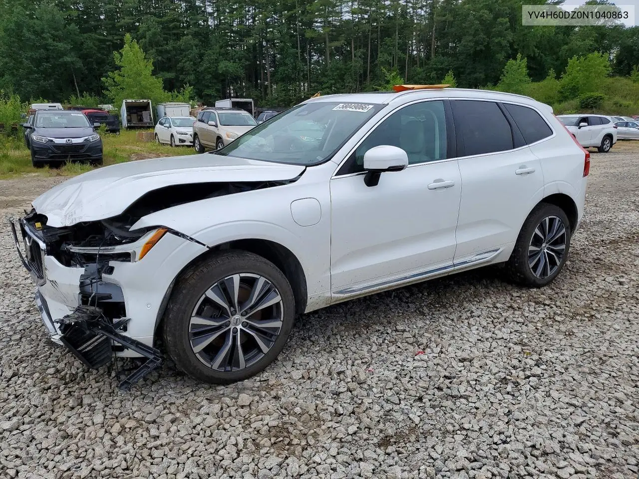 2022 Volvo Xc60 T8 Recharge Inscription Expres VIN: YV4H60DZ0N1040863 Lot: 58049066