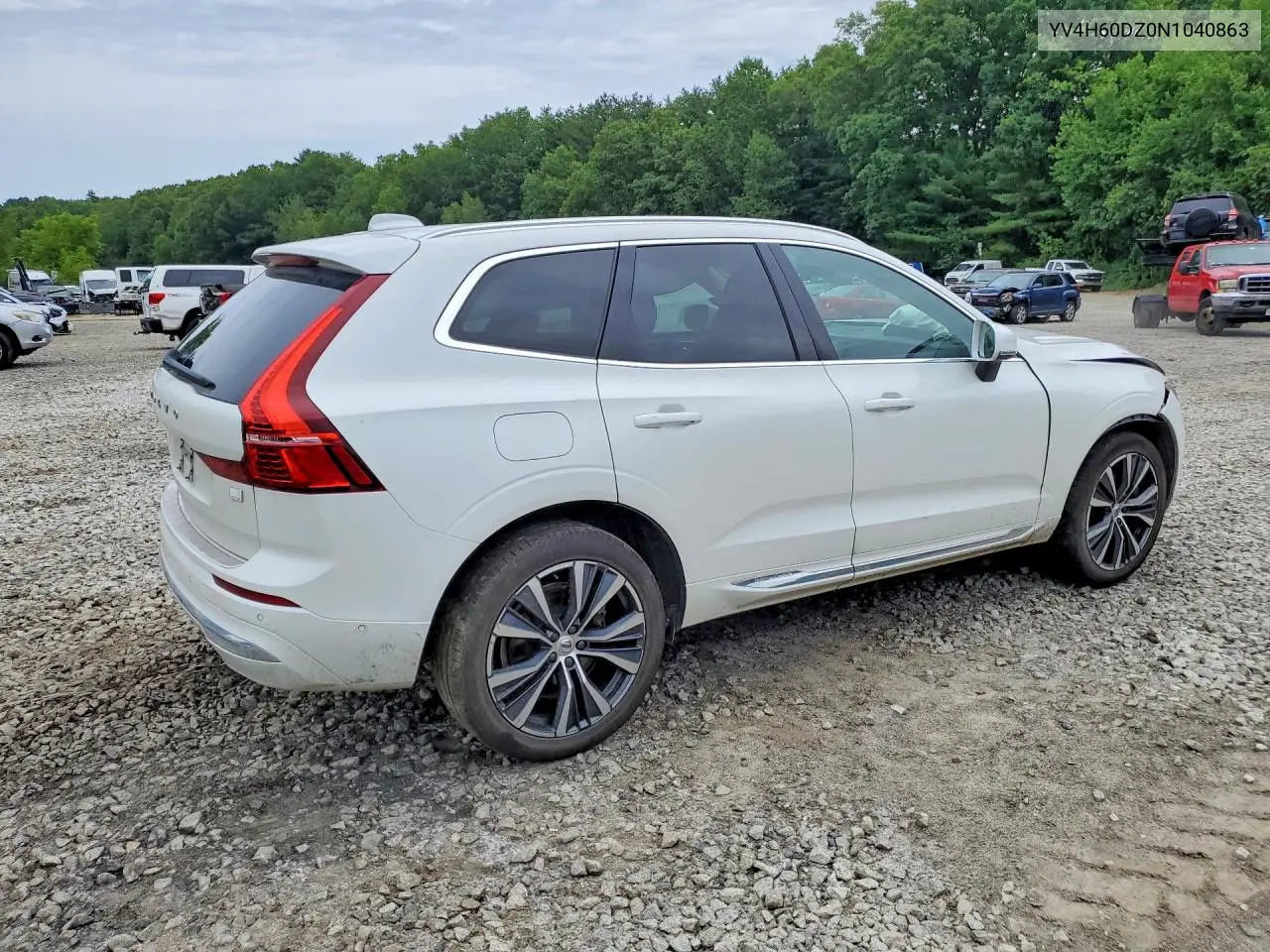 2022 Volvo Xc60 T8 Recharge Inscription Expres VIN: YV4H60DZ0N1040863 Lot: 58049066
