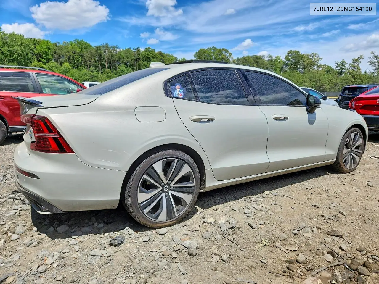 2022 Volvo S60 B5 Momentum VIN: 7JRL12TZ9NG154190 Lot: 58205836