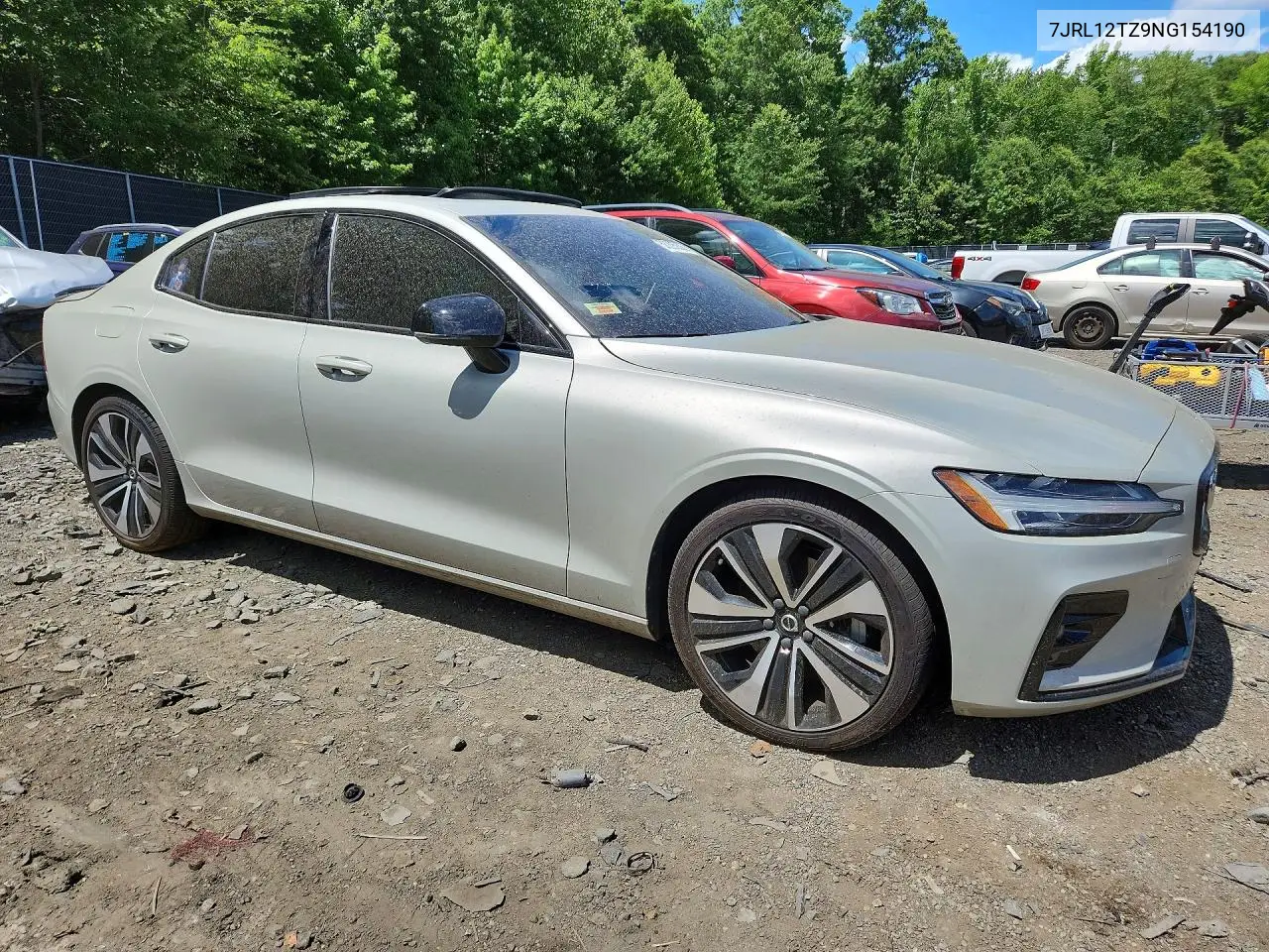 2022 Volvo S60 B5 Momentum VIN: 7JRL12TZ9NG154190 Lot: 58205836