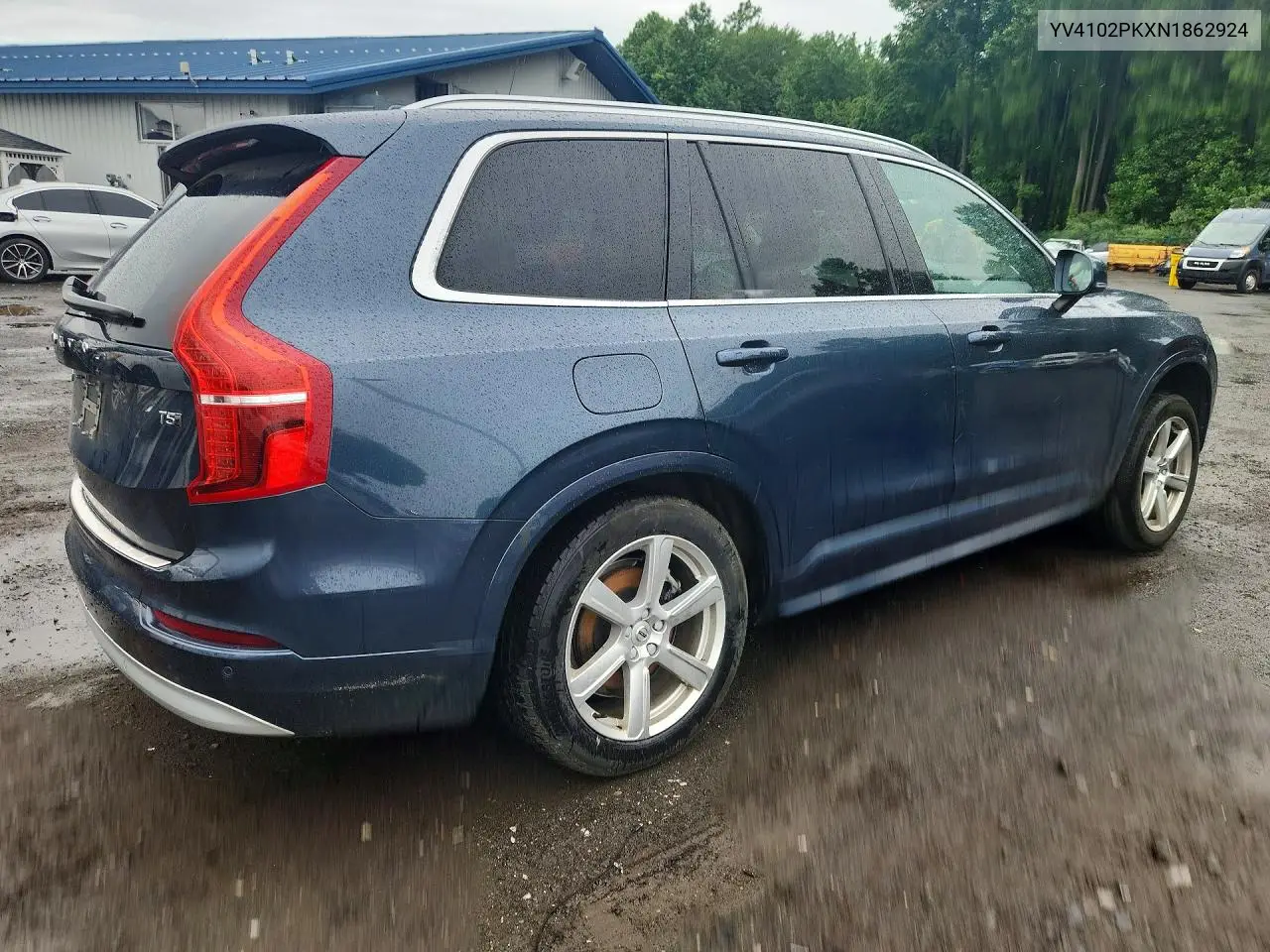 2022 Volvo Xc90 T5 Momentum VIN: YV4102PKXN1862924 Lot: 58274466