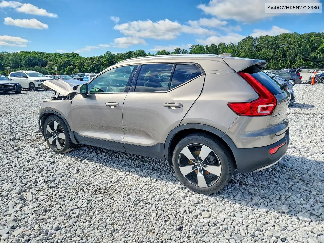 2022 Volvo Xc40 T4 Momentum VIN: YV4AC2HK5N2723980 Lot: 58297686