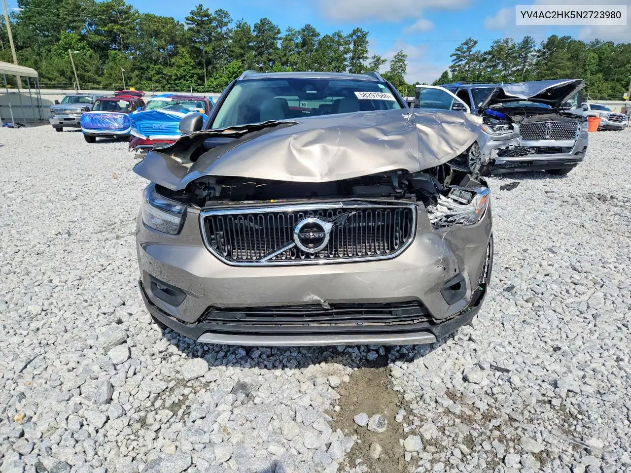2022 Volvo Xc40 T4 Momentum VIN: YV4AC2HK5N2723980 Lot: 58297686