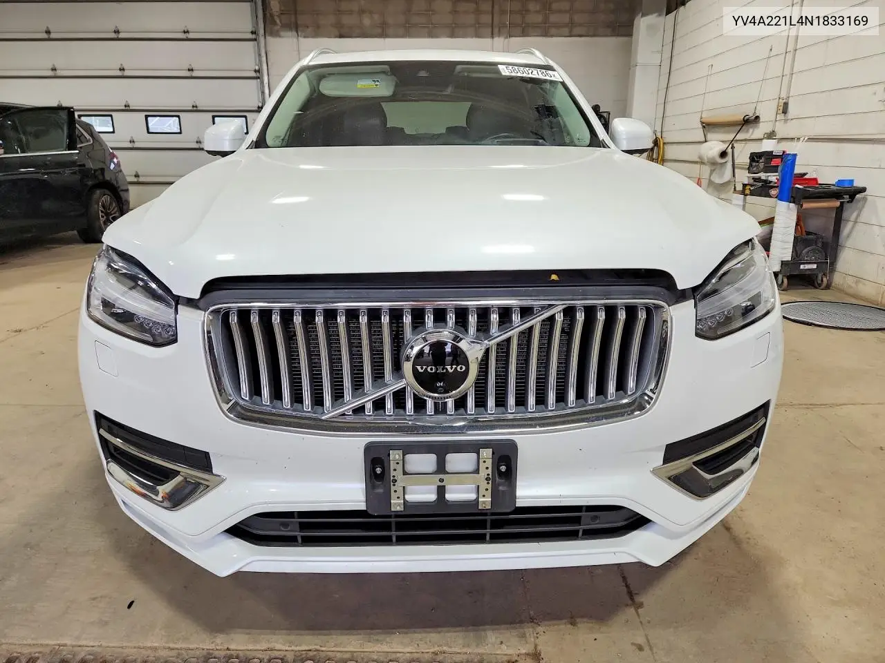 2022 Volvo Xc90 T6 Inscription VIN: YV4A221L4N1833169 Lot: 58602786