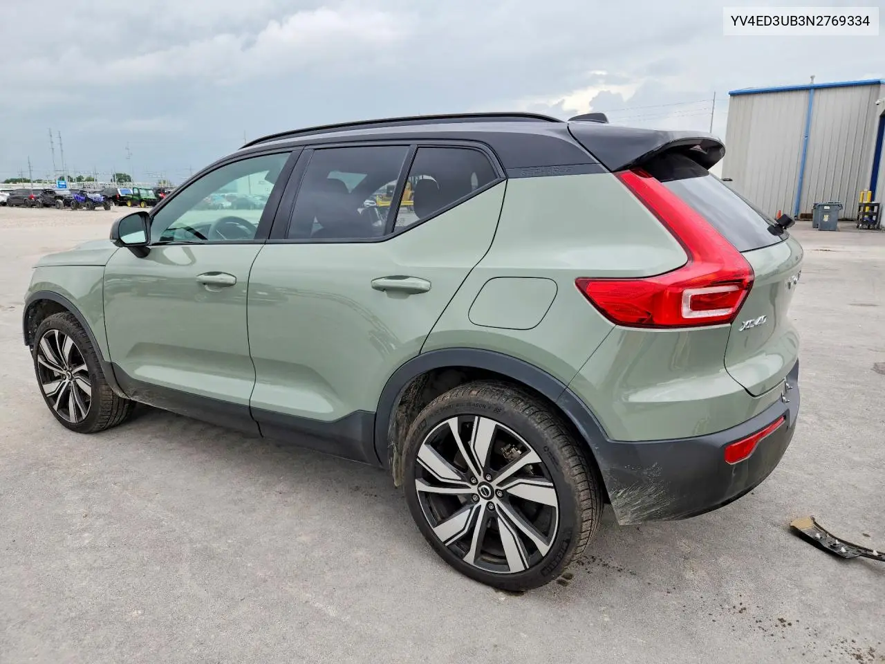 2022 Volvo Xc40 P8 Recharge Ultimate VIN: YV4ED3UB3N2769334 Lot: 58812956
