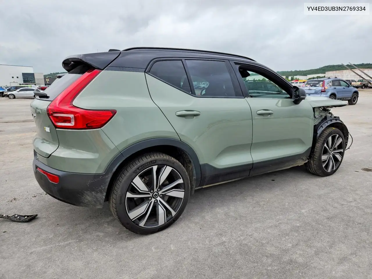 2022 Volvo Xc40 P8 Recharge Ultimate VIN: YV4ED3UB3N2769334 Lot: 58812956