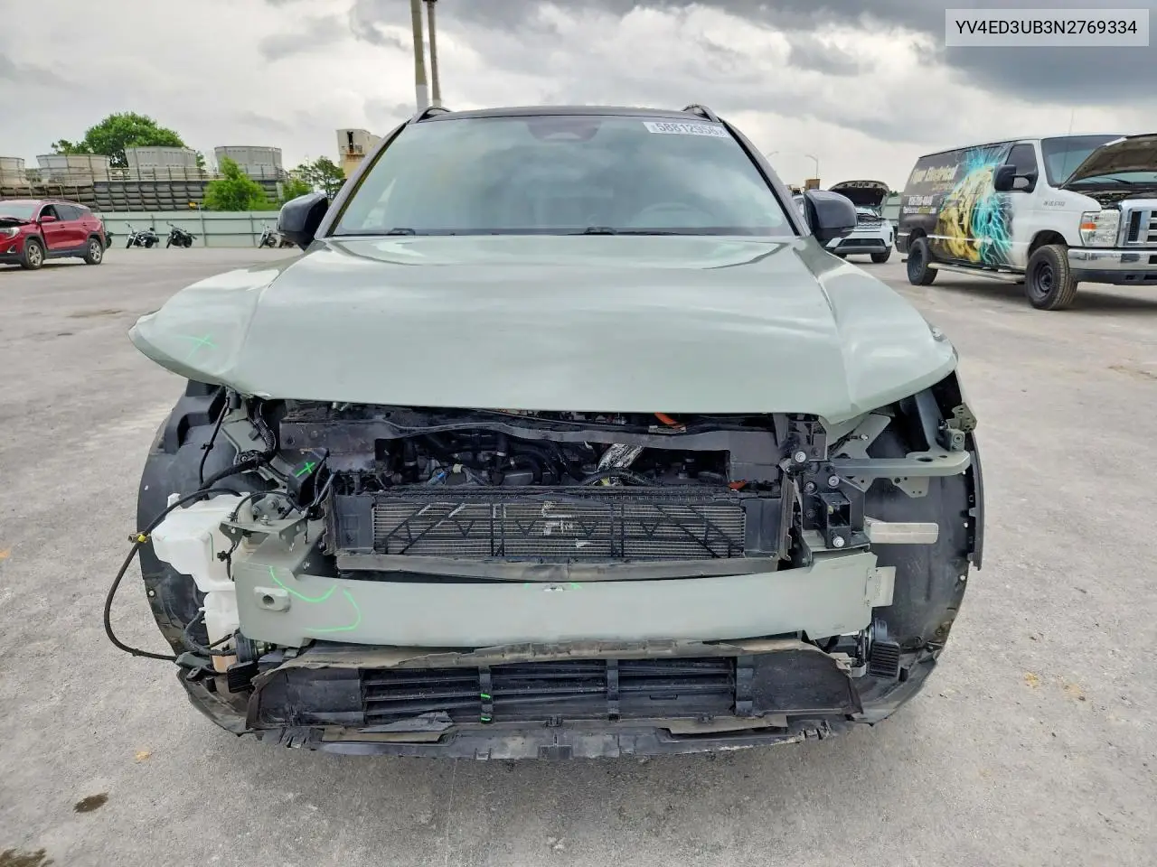2022 Volvo Xc40 P8 Recharge Ultimate VIN: YV4ED3UB3N2769334 Lot: 58812956