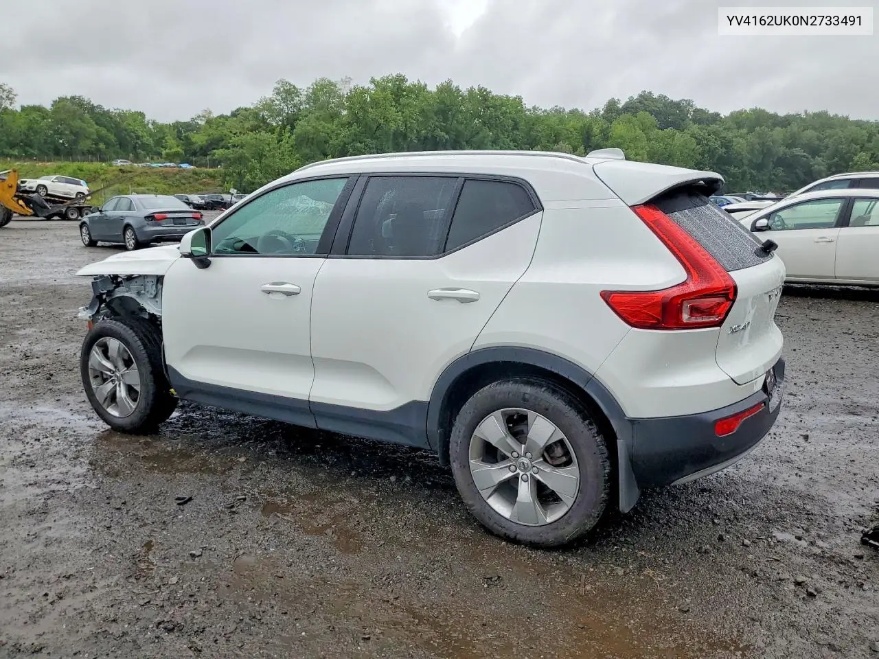 2022 Volvo Xc40 T5 Momentum VIN: YV4162UK0N2733491 Lot: 59837336