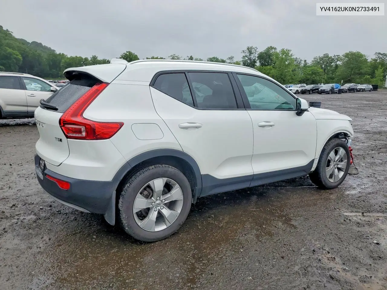2022 Volvo Xc40 T5 Momentum VIN: YV4162UK0N2733491 Lot: 59837336