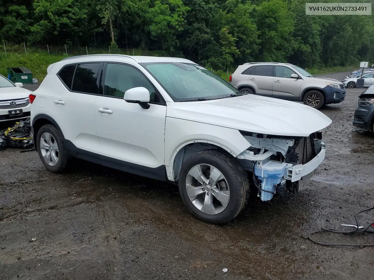 2022 Volvo Xc40 T5 Momentum VIN: YV4162UK0N2733491 Lot: 59837336