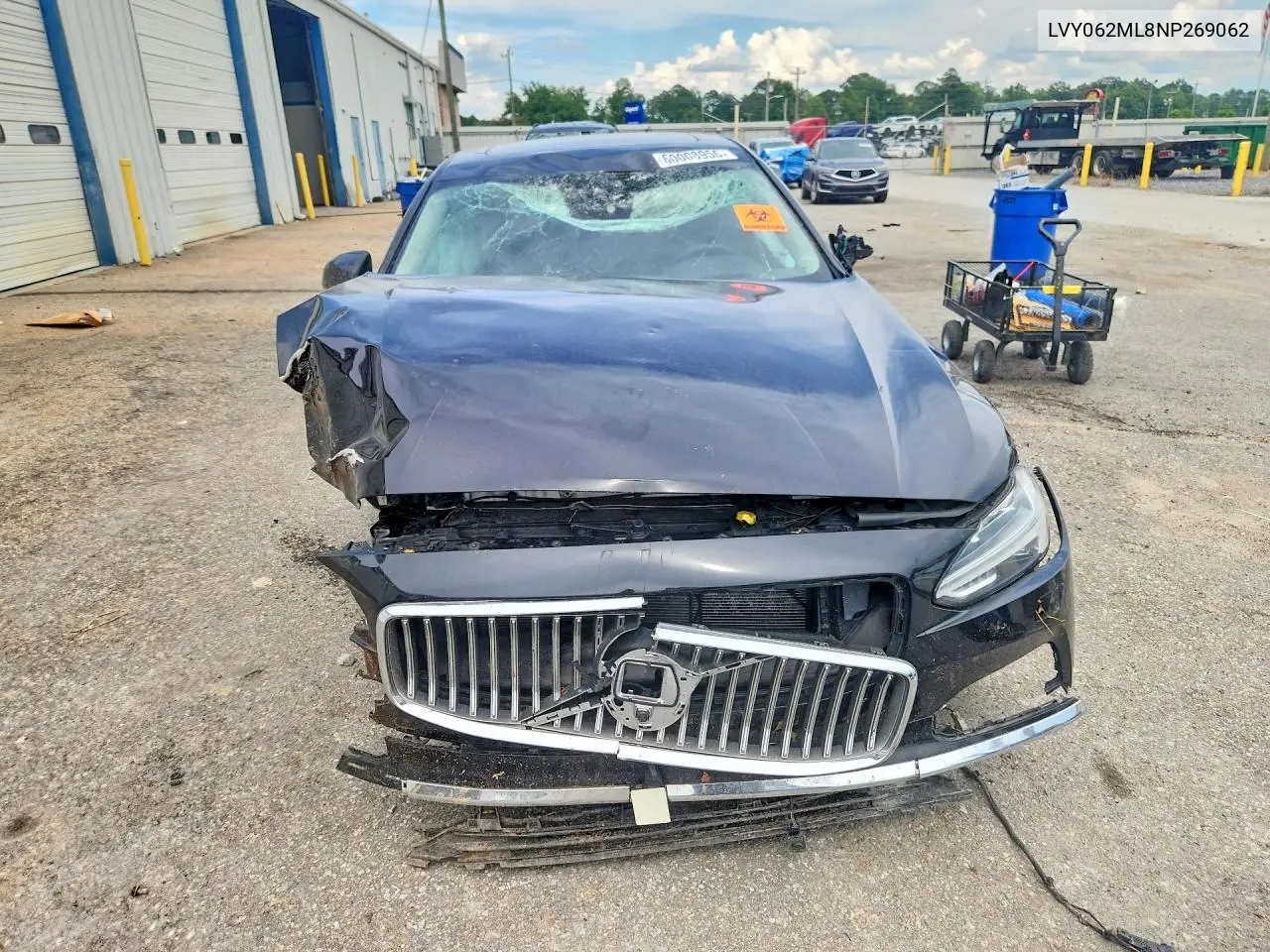 2022 Volvo S90 B6 Inscription VIN: LVY062ML8NP269062 Lot: 60008956
