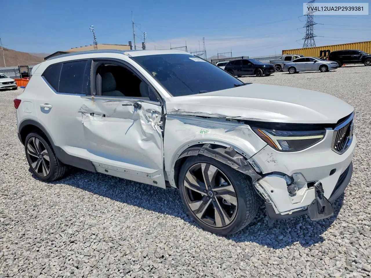 2023 Volvo Xc40 Ultimate VIN: YV4L12UA2P2939381 Lot: 57634436