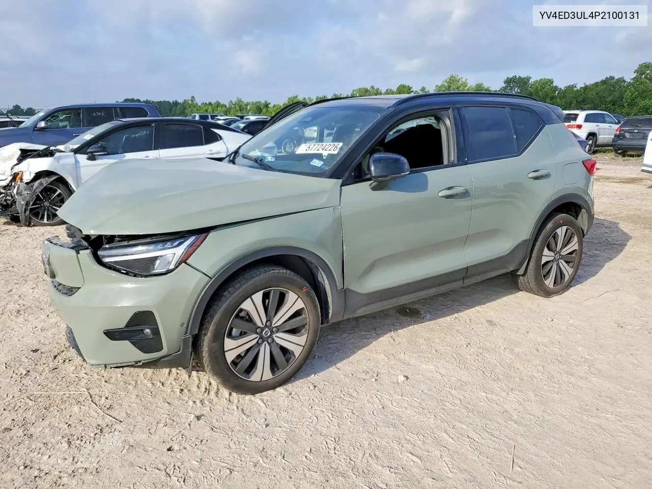 2023 Volvo Xc40 Recharge Plus VIN: YV4ED3UL4P2100131 Lot: 57724226