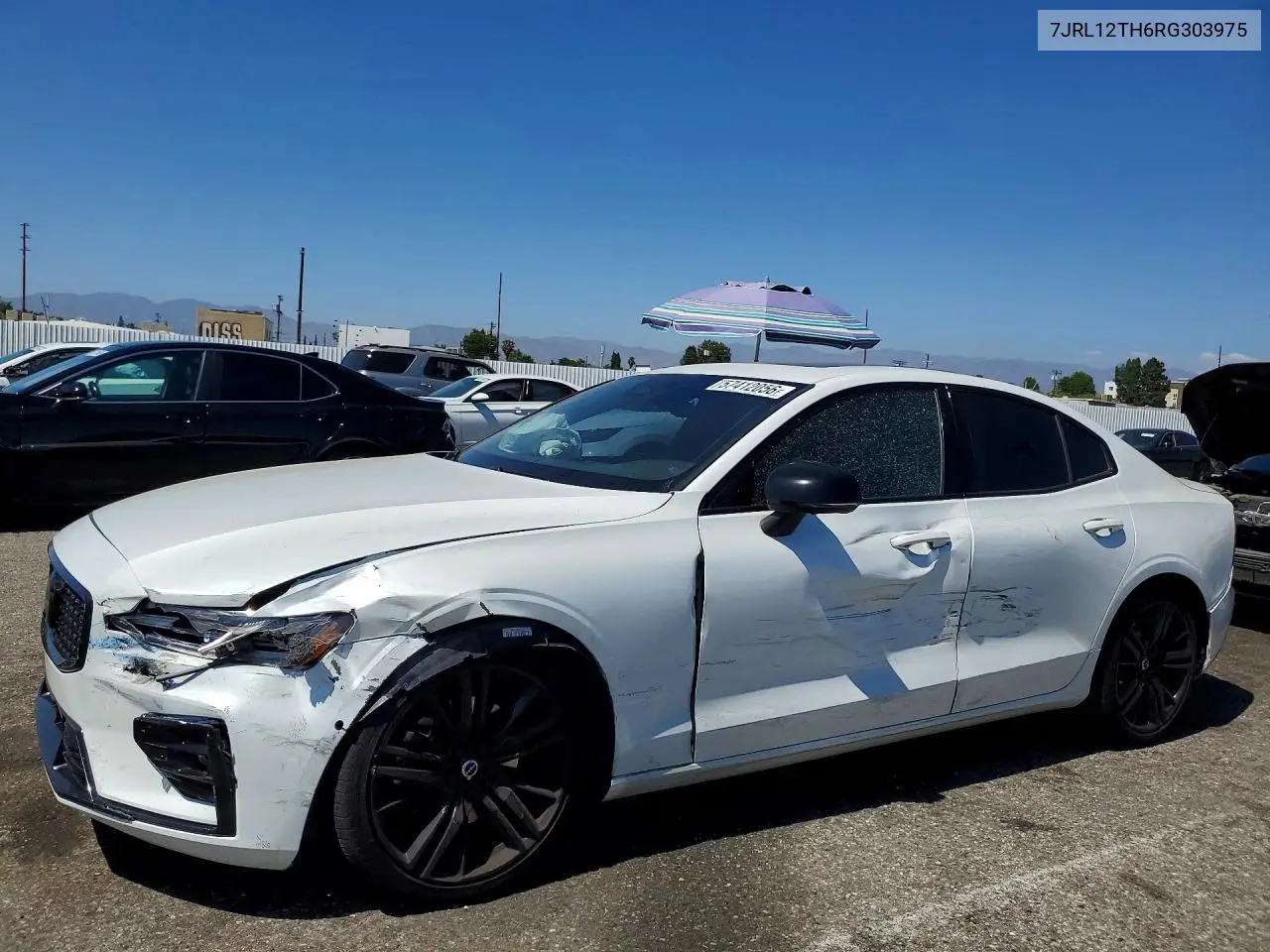 2024 Volvo S60 Plus VIN: 7JRL12TH6RG303975 Lot: 57412056