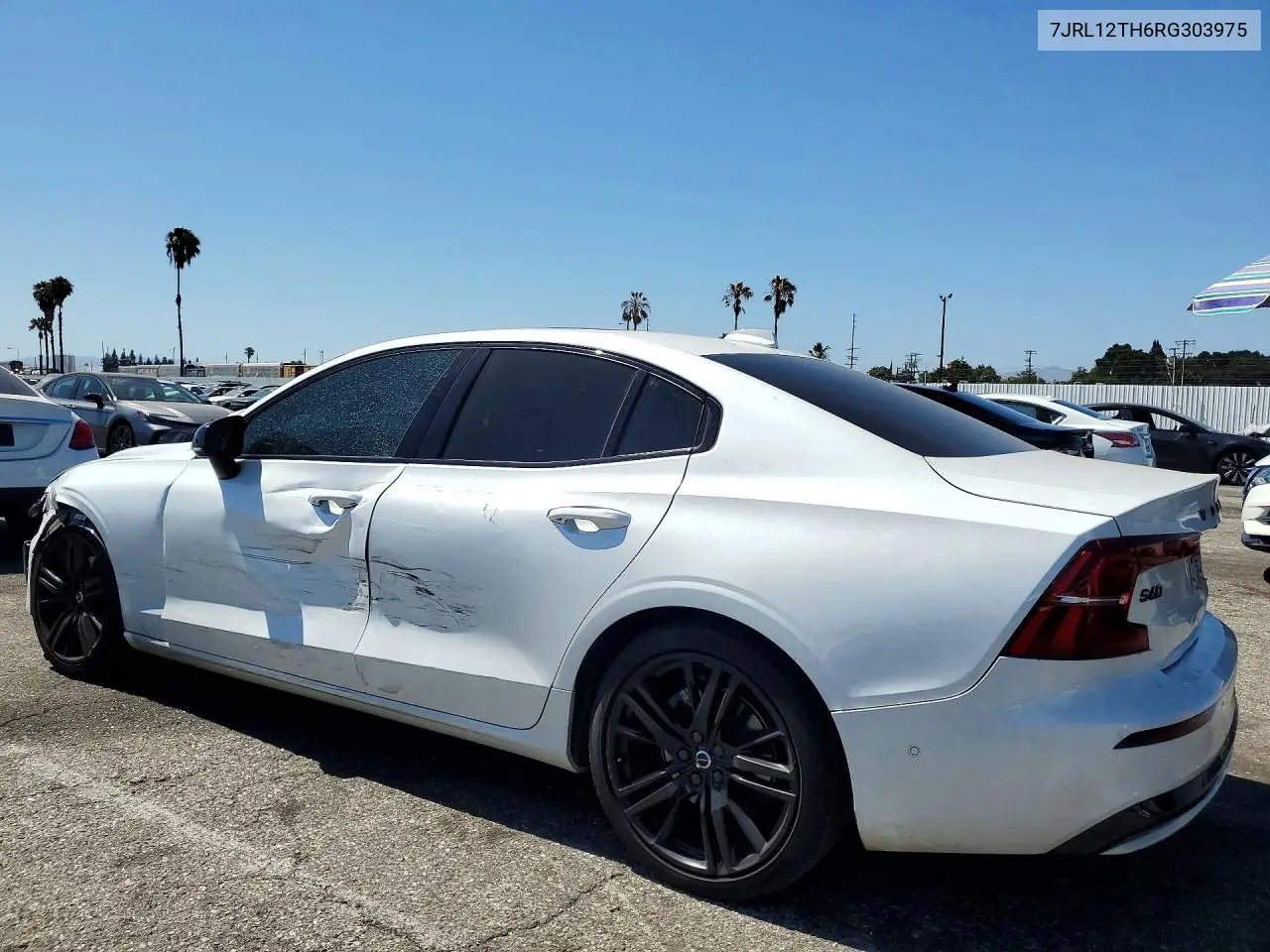 2024 Volvo S60 Plus VIN: 7JRL12TH6RG303975 Lot: 57412056