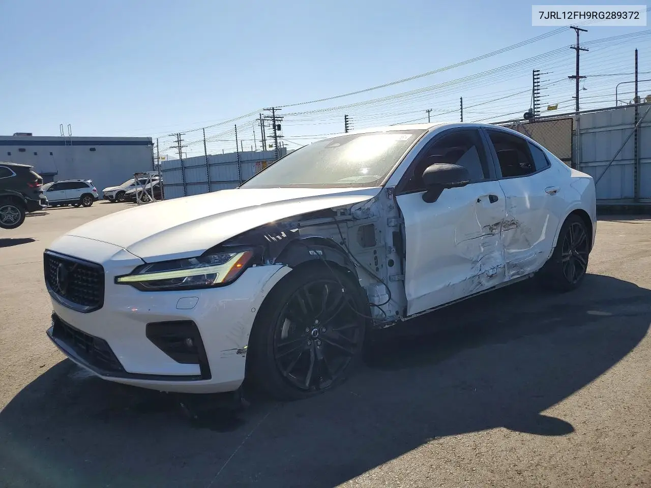 2024 Volvo S60 Plus VIN: 7JRL12FH9RG289372 Lot: 57564076